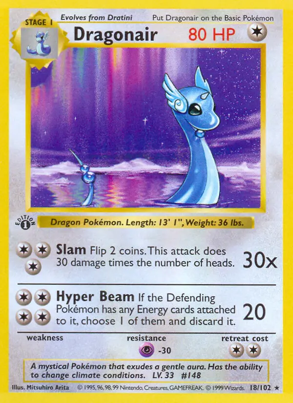 Dragonair, First Edition Normal
