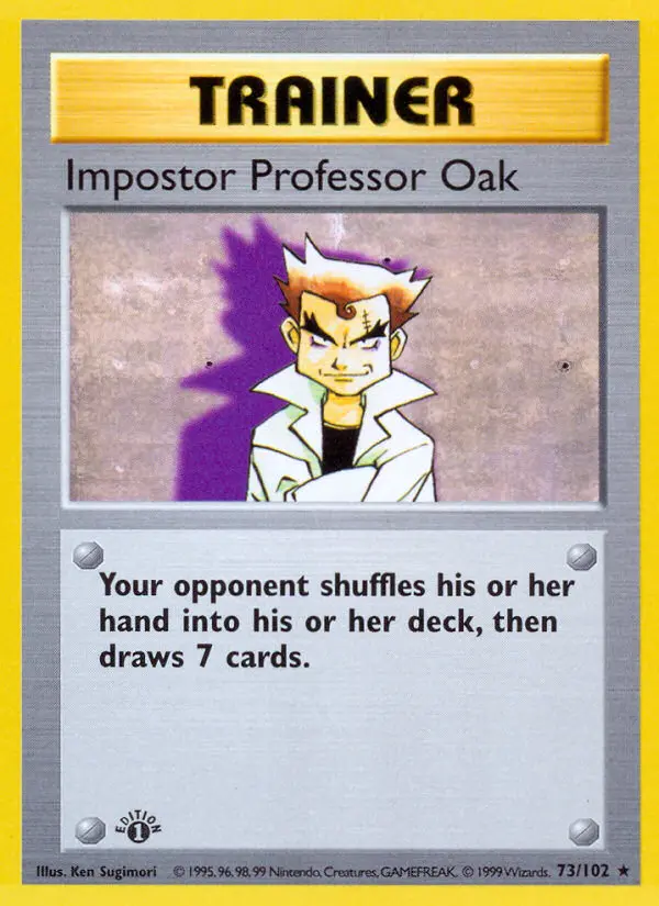 Impostor Professor Oak, First Edition Normal