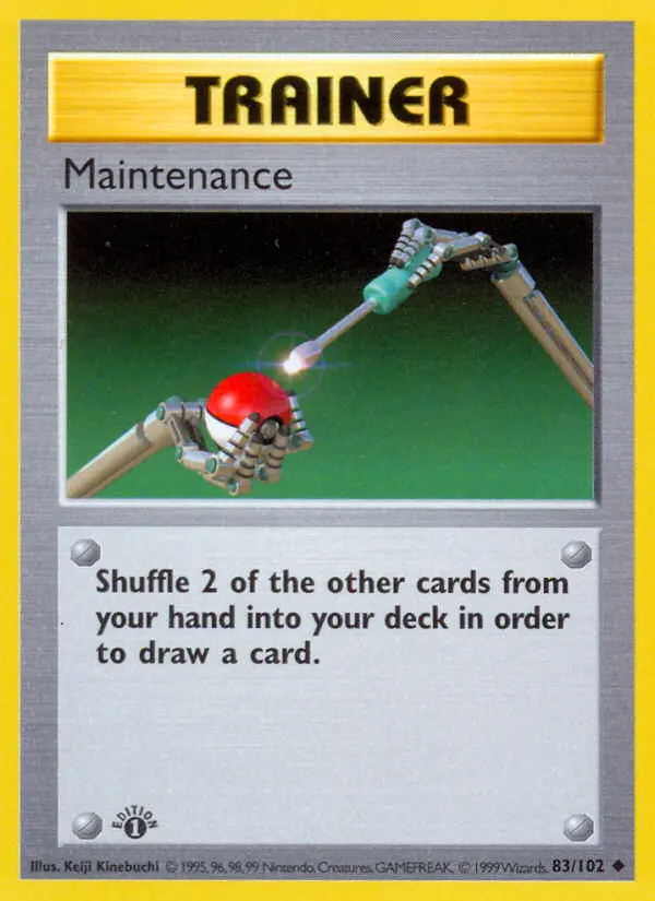Maintenance, First Edition Normal