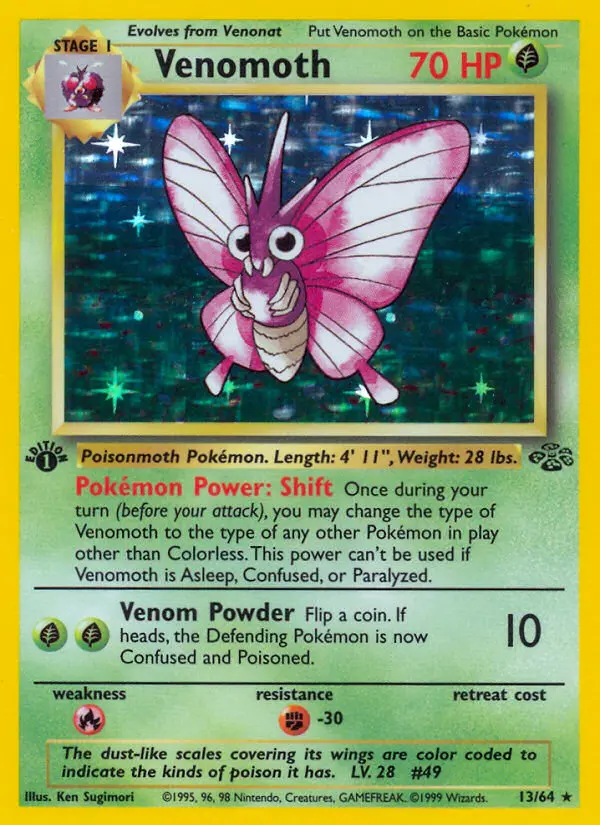 Venomoth, First Edition Holo