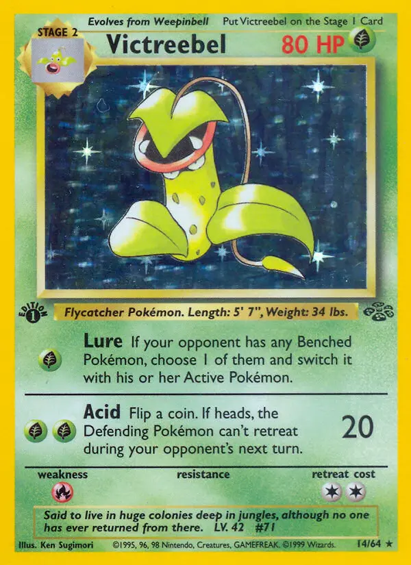 Victreebel, First Edition Holo