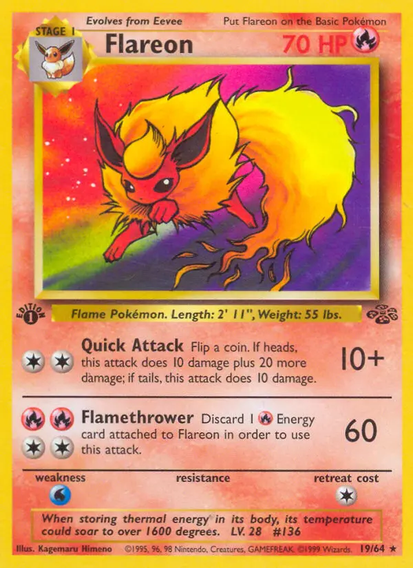 Flareon, First Edition Normal