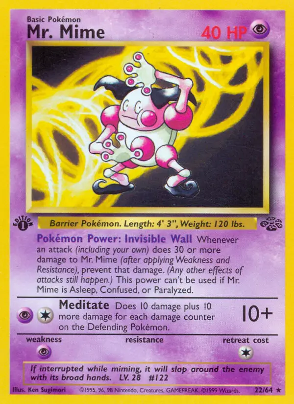 Mr. Mime, First Edition Normal