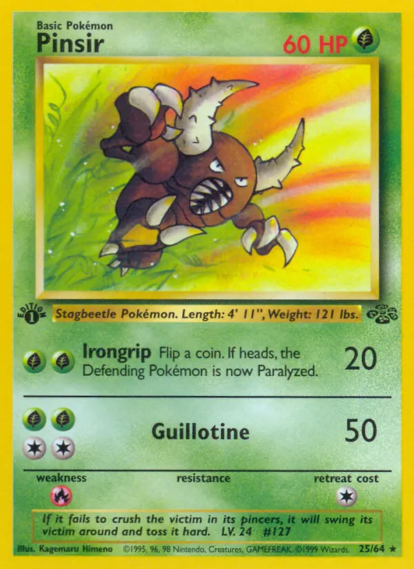 Pinsir, First Edition Normal