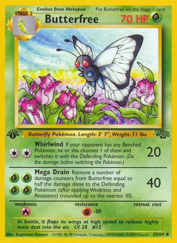 Butterfree, First Edition Normal