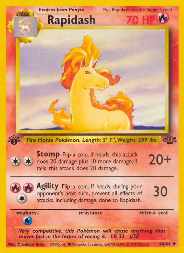 Rapidash, First Edition Normal