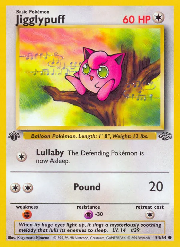 Jigglypuff, First Edition Normal
