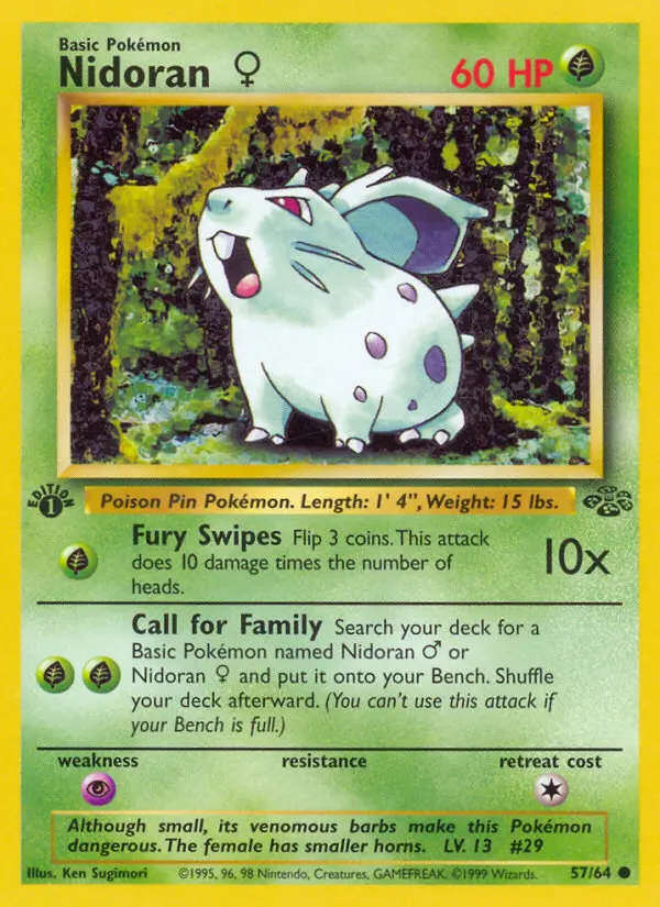 Nidoran♀, First Edition Normal