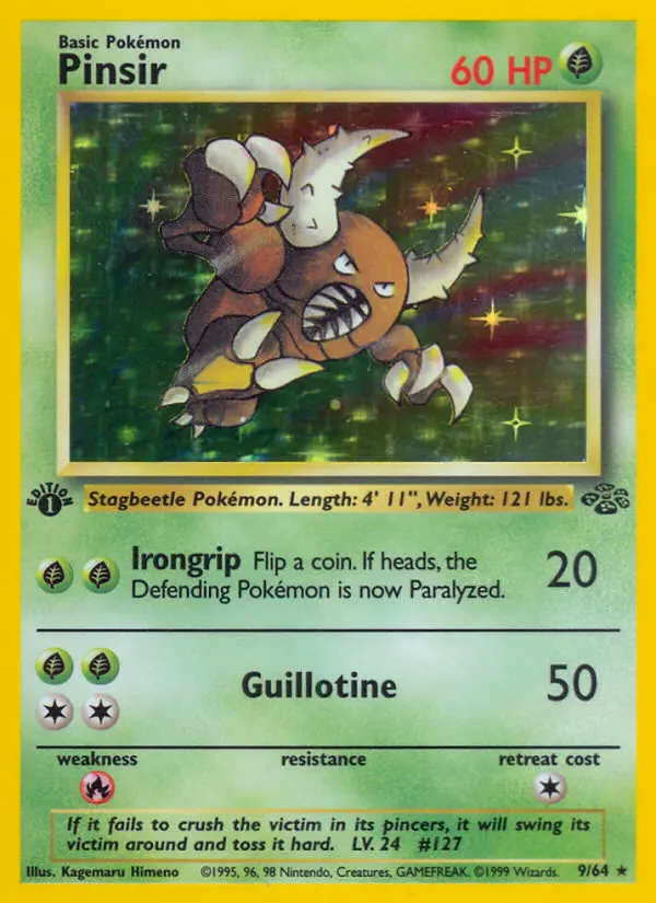 Pinsir, First Edition Holo