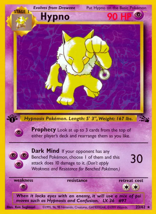 Hypno, First Edition Normal