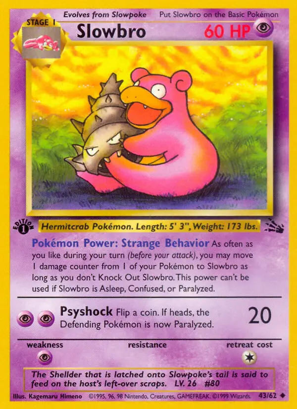 Slowbro, First Edition Normal