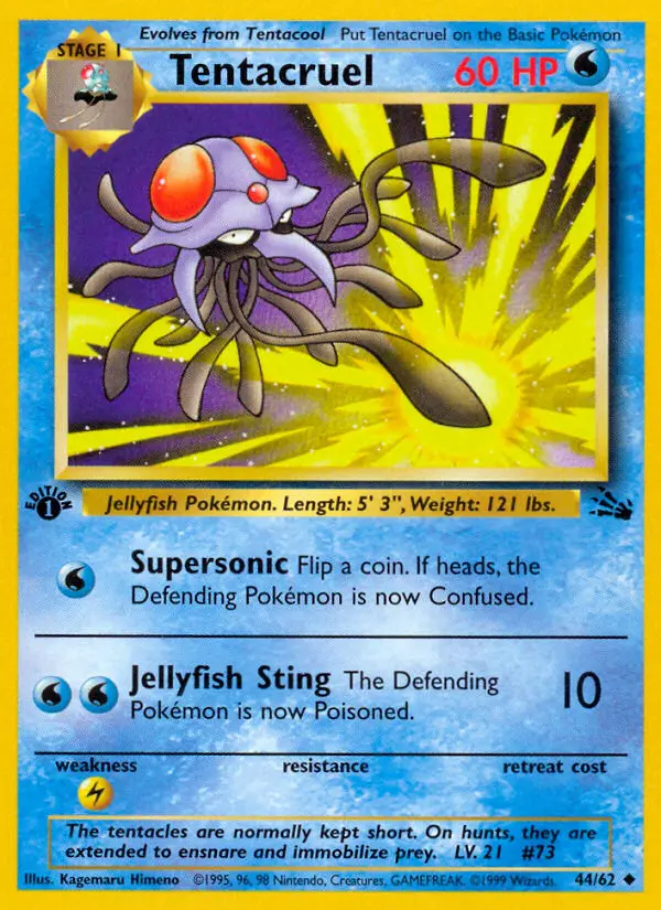 Tentacruel, First Edition Normal