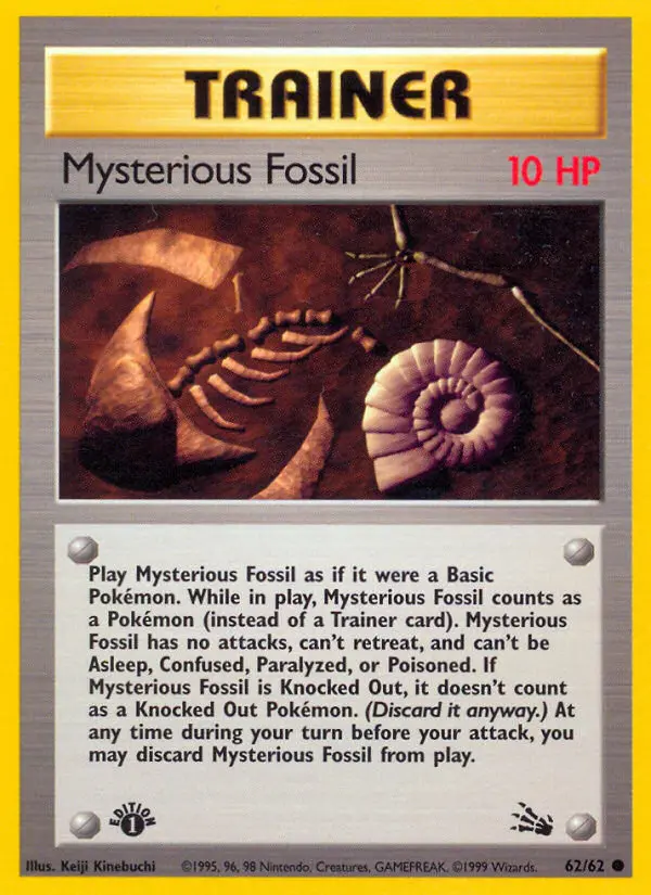 Mysterious Fossil, First Edition Normal