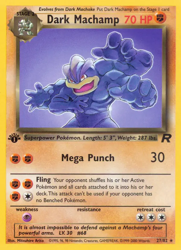 Dark Machamp, First Edition Normal