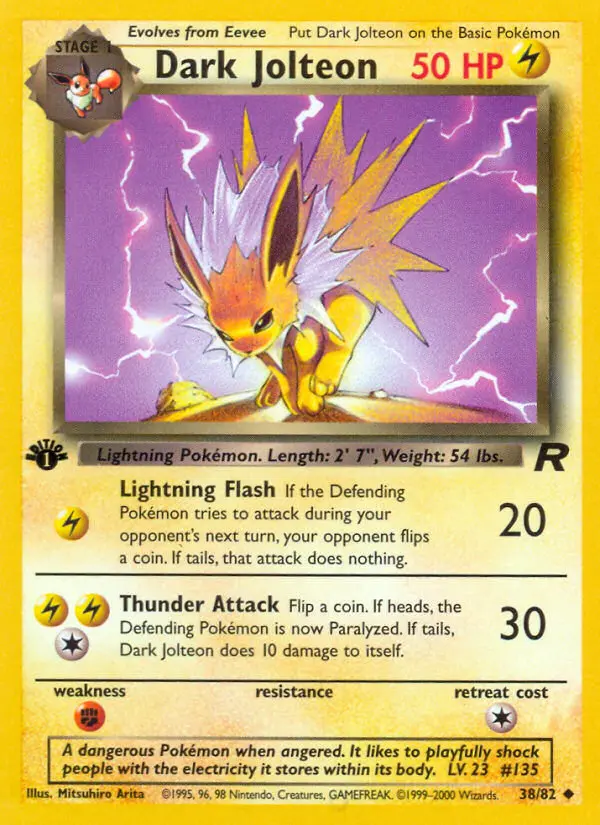 Dark Jolteon, First Edition Normal