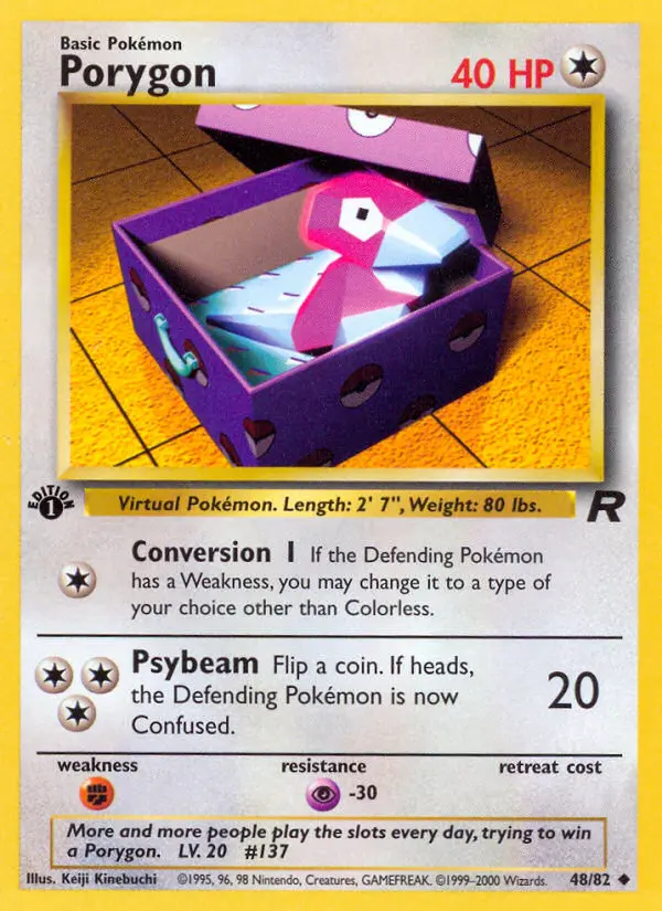 Porygon, First Edition Normal