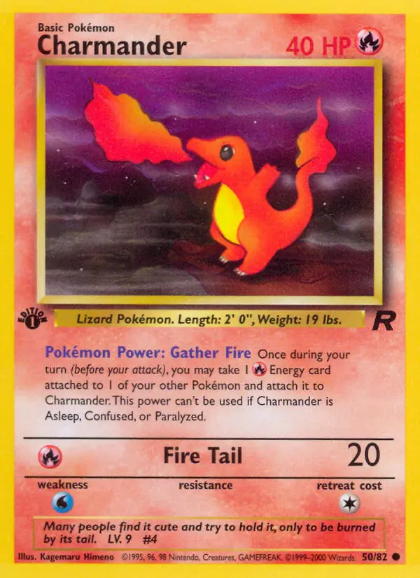 Charmander, First Edition Normal