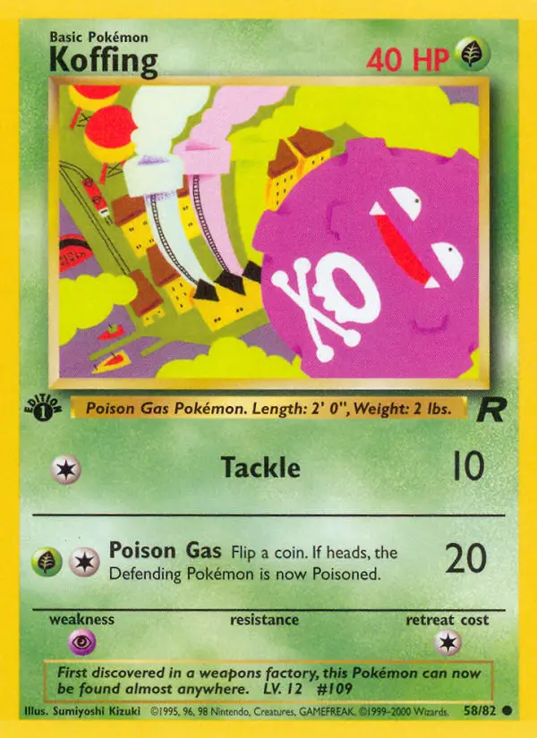 Koffing, First Edition Normal
