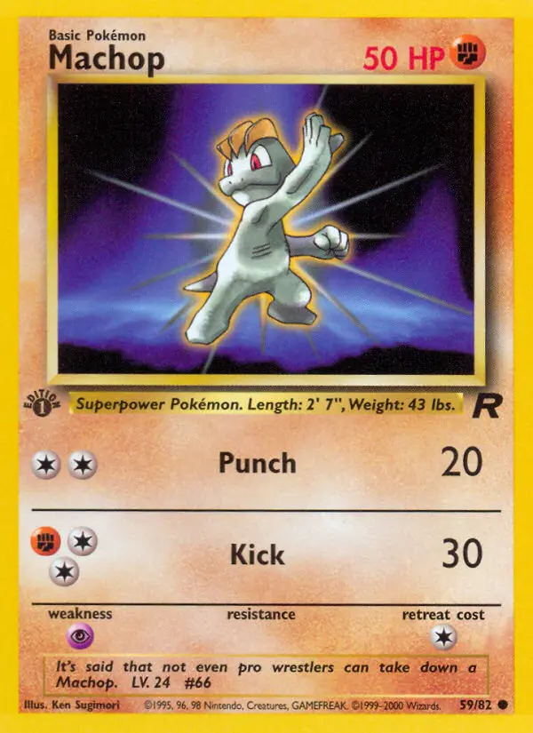 Machop, First Edition Normal