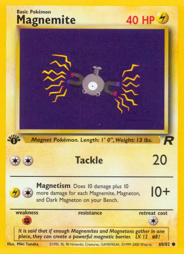 Magnemite, First Edition Normal