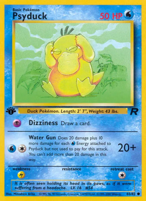 Psyduck, First Edition Normal