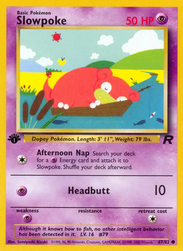 Slowpoke, First Edition Normal