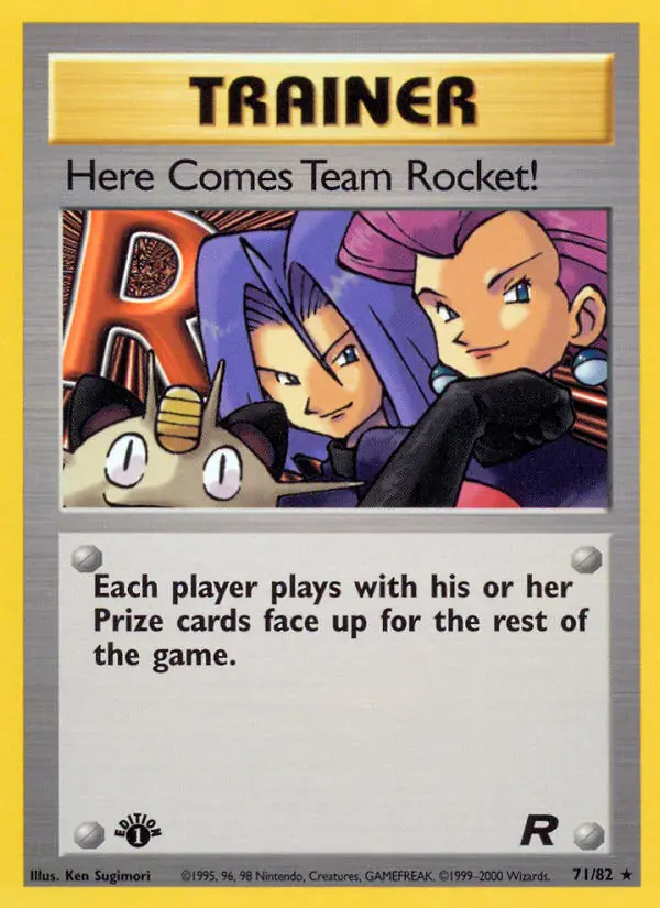Here Comes Team Rocket!, First Edition Normal