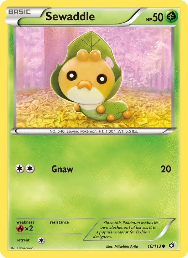 Sewaddle, Normal · 10