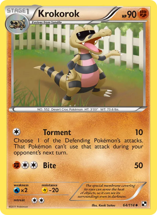 Krokorok, Normal