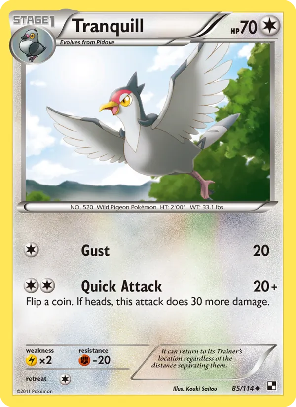 Tranquill, Normal
