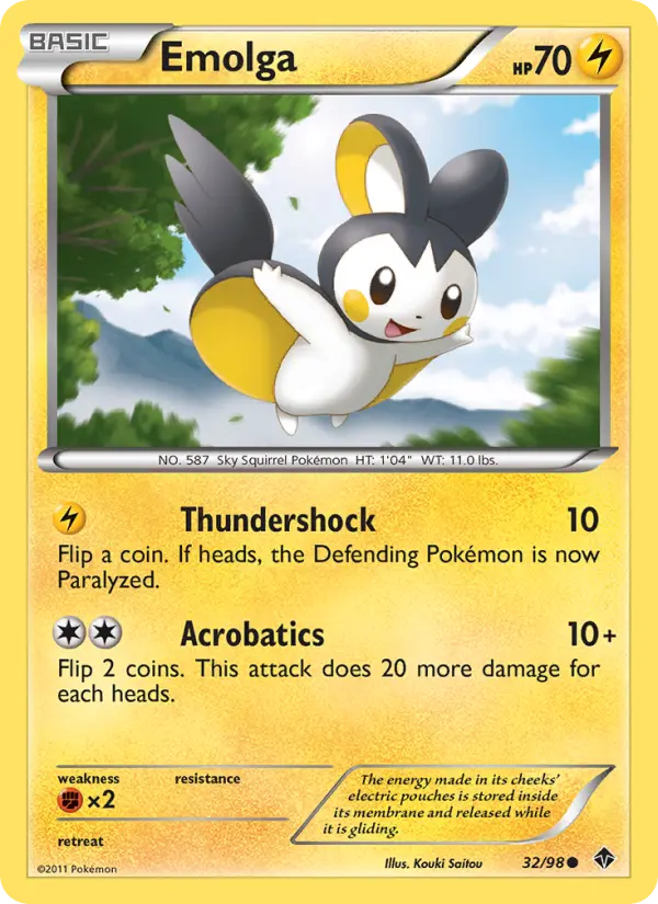 Emolga, Normal