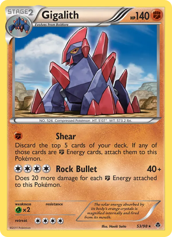 Gigalith, Normal