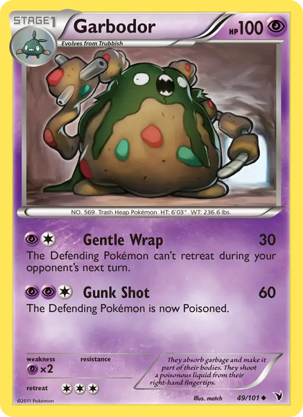 Garbodor, Normal