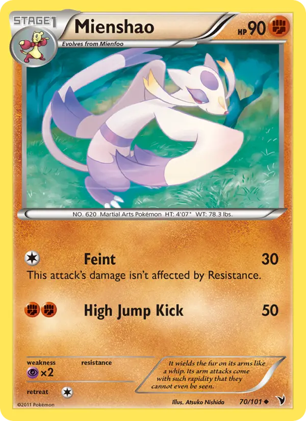 Mienshao, Normal