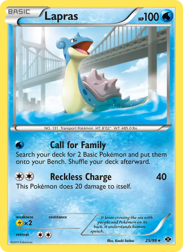 Lapras, Normal · 25