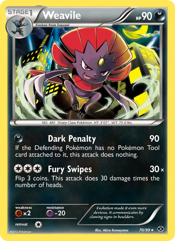 Weavile, Normal