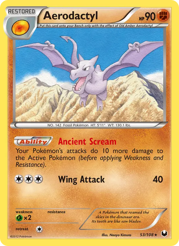 Aerodactyl, Normal