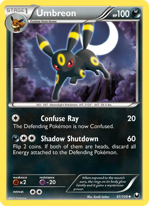 Umbreon, Normal · 61
