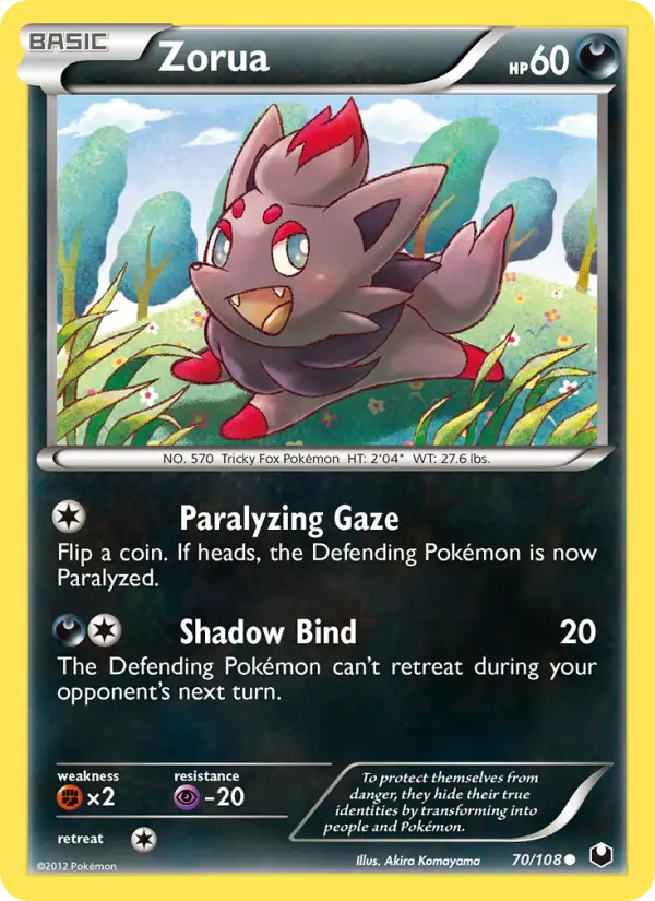 Zorua, Normal · 70