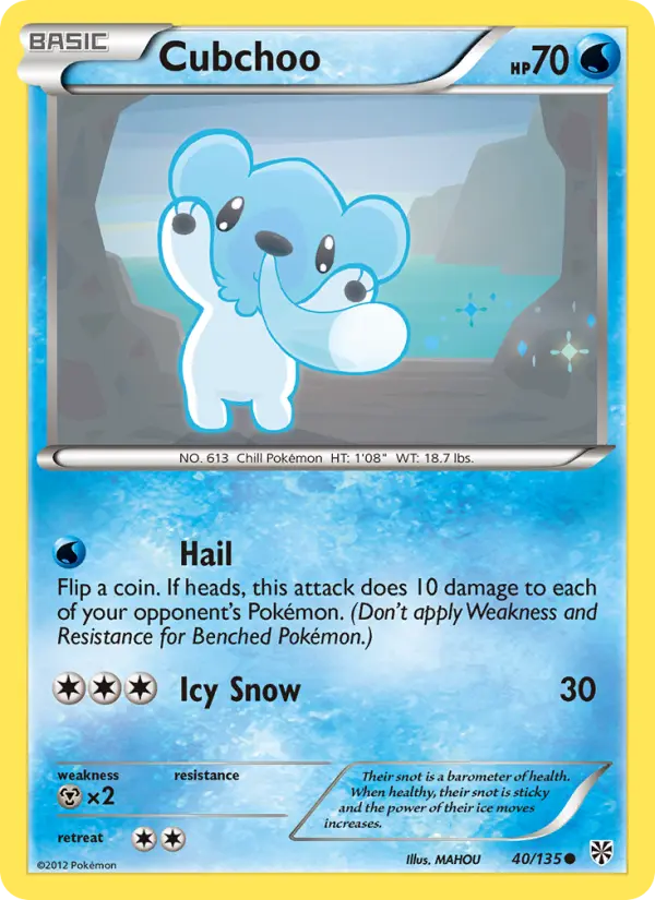 Cubchoo, Normal