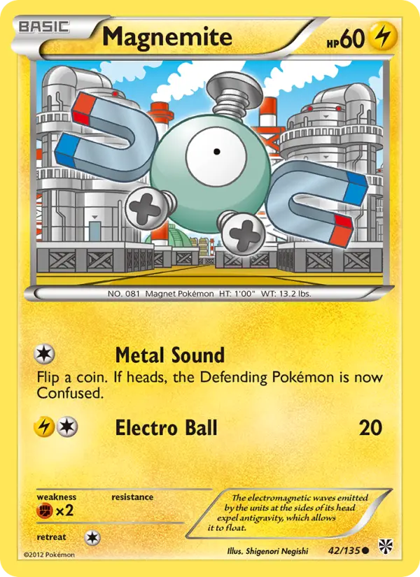 Magnemite, Normal · 42