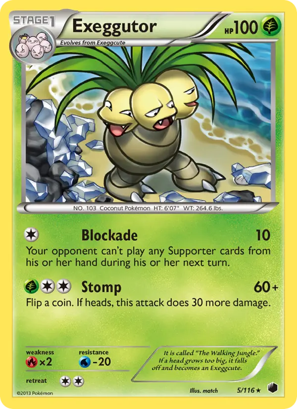 Exeggutor, Normal