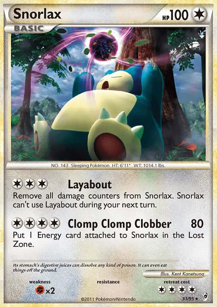 Snorlax, Normal