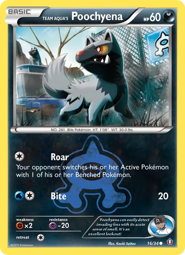 Team Aqua's Poochyena, Normal