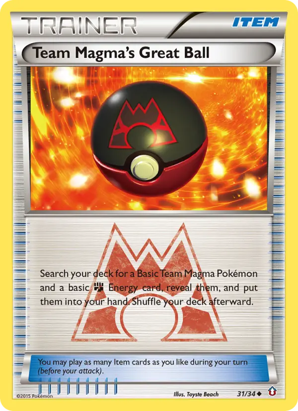 Team Magma's Great Ball, Normal