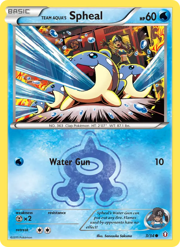 Team Aqua's Spheal, Normal