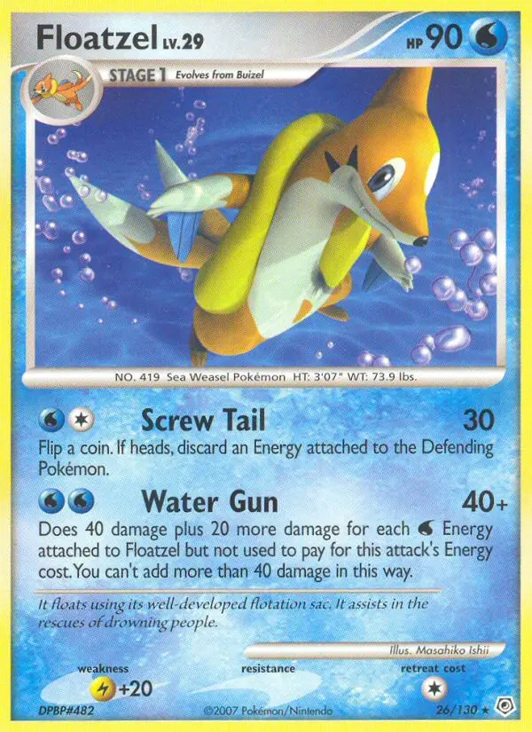 Floatzel, Normal