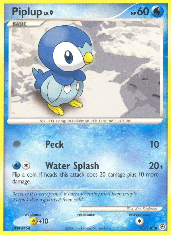 Piplup, Normal