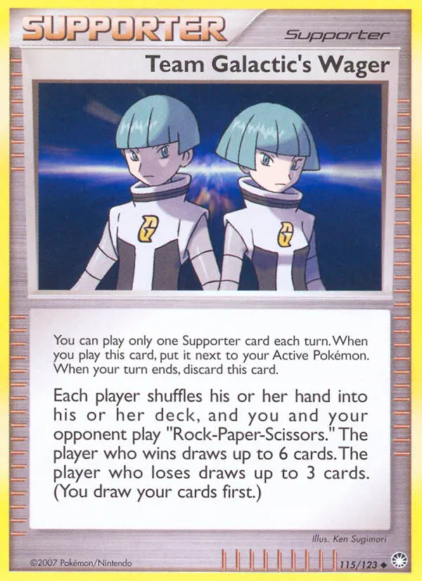 Team Galactic's Wager, Normal