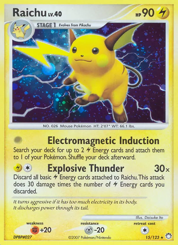 Raichu, Holo